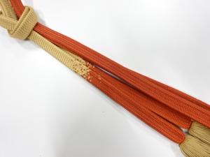 正絹　撚り房　手組帯締め